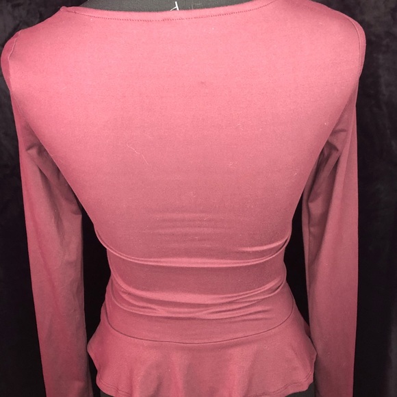 maroon shirt - Picture 2 of 2